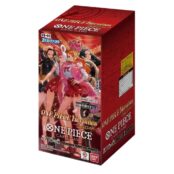 Booster Box One Piece Card Game EB-03 Heroines Edition con illustrazione delle eroine Nami, Robin, Hancock e Vivi sulla confezione rossa.